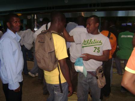 a l'aeroport du caire